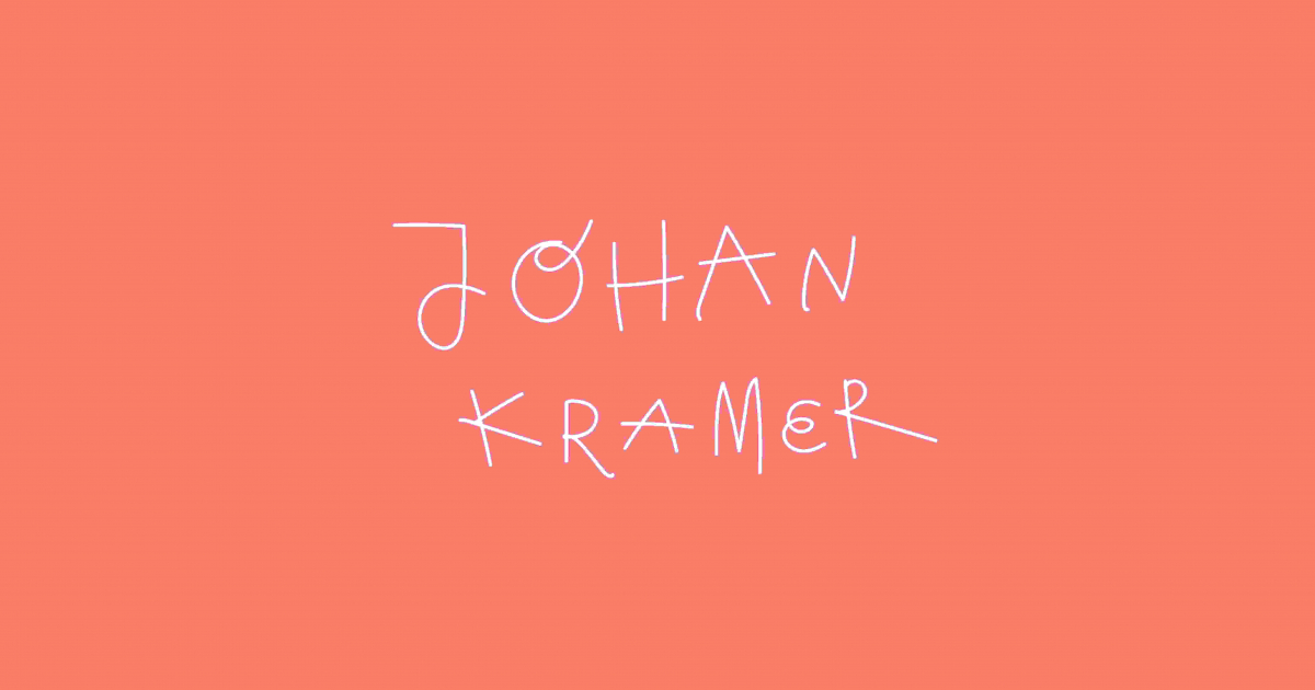 Let's talk about Johan Kramer