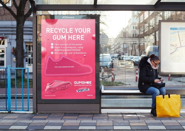 GUMSHOE: THE FIRST SHOE MADE FROM RECYCLED CHEWING GUM | Entry | THE WORK
