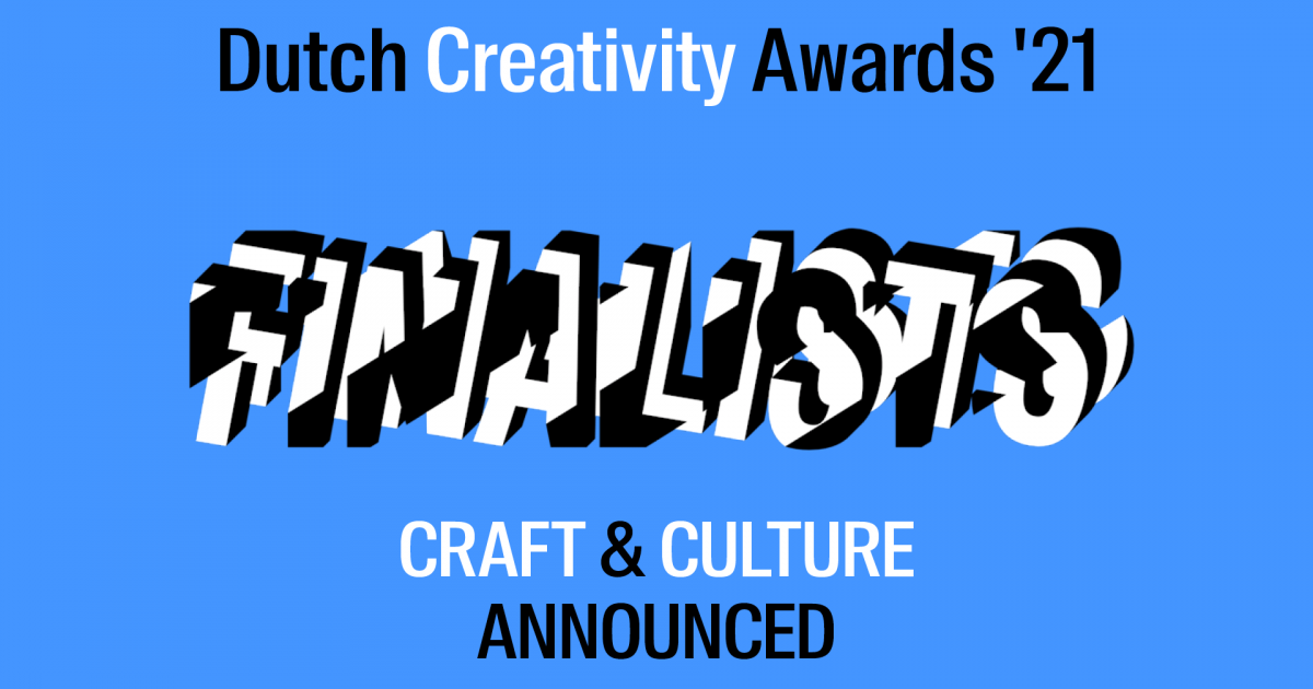 CRAFT & CULTURE FINALISTS ANNOUNCED