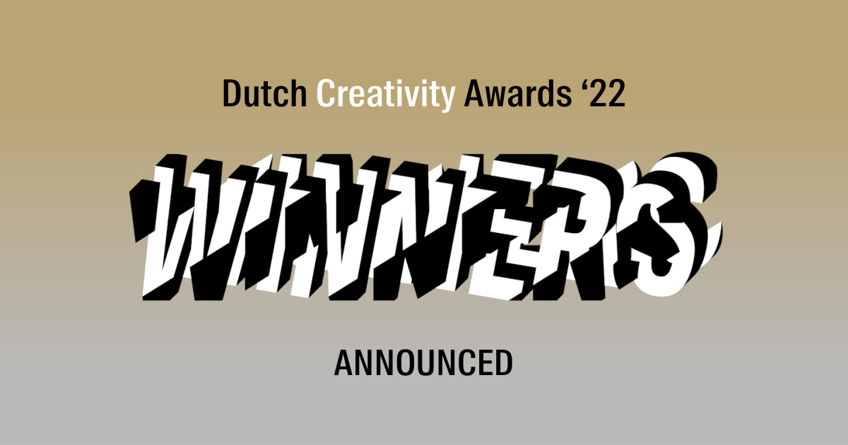 The Winners of The Dutch Creativity Awards 2022